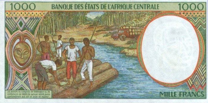 Billet de Guinée Equatoriale 1000 francs année 2000 pick 502g UNC 