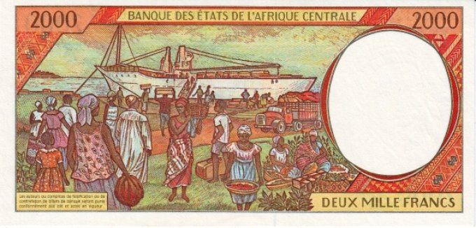 Billet de Guinée Equatoriale 2000 francs année 1993 pick 503a UNC 