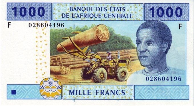 Billet de Guinée Equatoriale 1000 francs année 2002 pick 507 UNC 