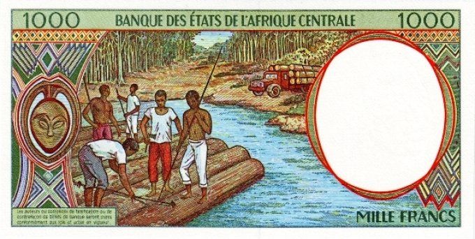 Billet du Tchad 1000 francs année 1997 pick 602d UNC