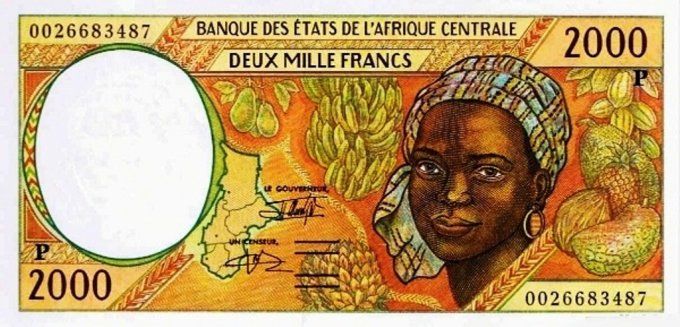 Billet du Tchad 2000 francs année 1999 pick 603f UNC