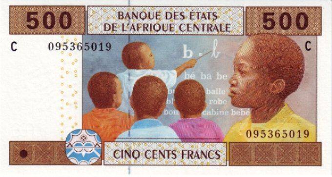 Billet du Tchad 500 francs année 2002 pick 606 UNC