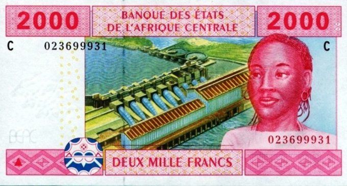 Billet du Tchad 2000 francs année 2002 pick 608 signature c UNC