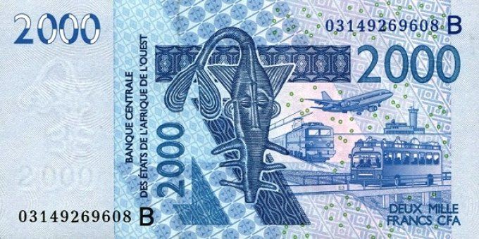 Billet du Bénin 2000 francs année 2003 pick 216a UNC