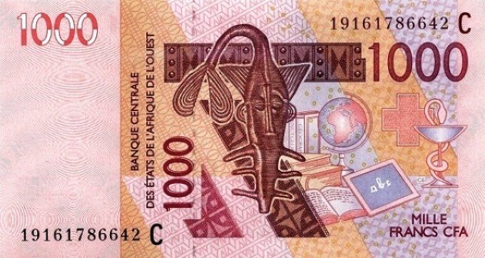 Billet du Burkina Faso 1000 francs année 2019 pick 315s UNC