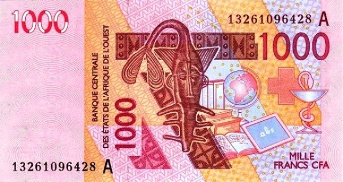 Billet de Côte d'Ivoire 1000 francs année 2013 pick 115m UNC