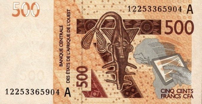 Billet de Côte d'Ivoire 500 francs année 2012 pick 119a UNC