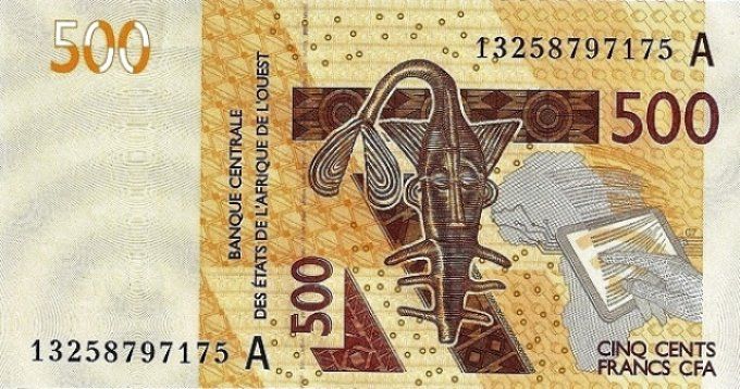 Billet de Côte d'Ivoire 500 francs année 2013 pick 119b UNC