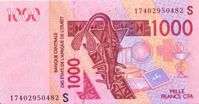 Billet de Guinée Bissau 1000 francs année 2017 pick 915q UNC