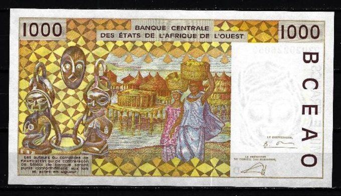 Billet du Mali 1000 francs année 2003 pick 411m UNC