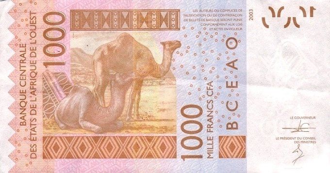 Billet du Mali 1000 francs année 2013 pick 415m UNC