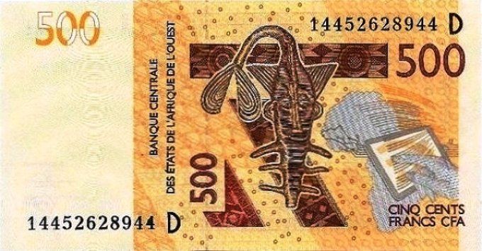 Billet du Mali 500 francs année 2014 pick 419c UNC