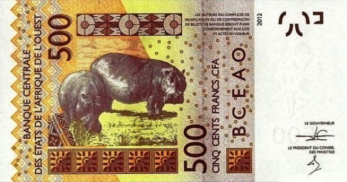 Billet du Mali 500 francs année 2014 pick 419c UNC
