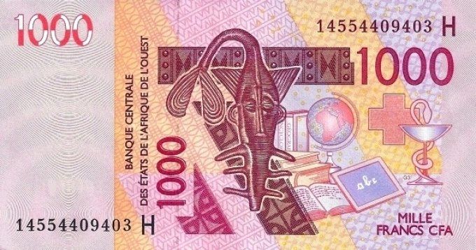 Billet du Niger 1000 francs année 2014 pick 615n UNC