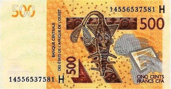 Billet du Niger 500 francs année 2014 pick 619c UNC 