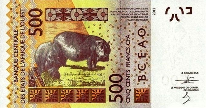 Billet du Niger 500 francs année 2014 pick 619c UNC 
