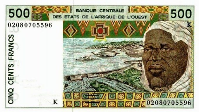 Billet du Sénégal 500 francs année 2002 pick 710m UNC