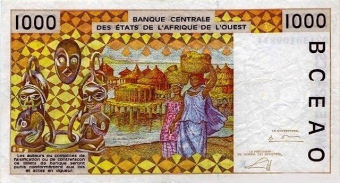 Billet du Sénégal 1000 francs année 2002 pick 711l UNC