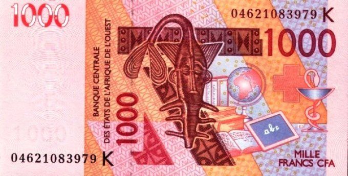 Billet du Sénégal 1000 francs année 2004 pick 715b UNC