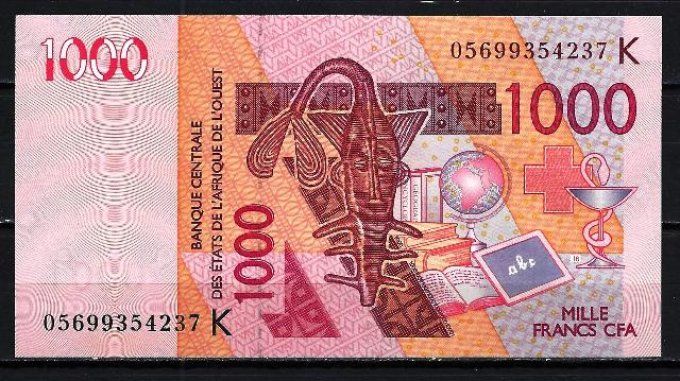 Billet du Sénégal 1000 francs année 2005 pick 715c UNC 