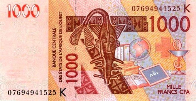 Billet du Sénégal 1000 francs année 2007 pick 715e UNC