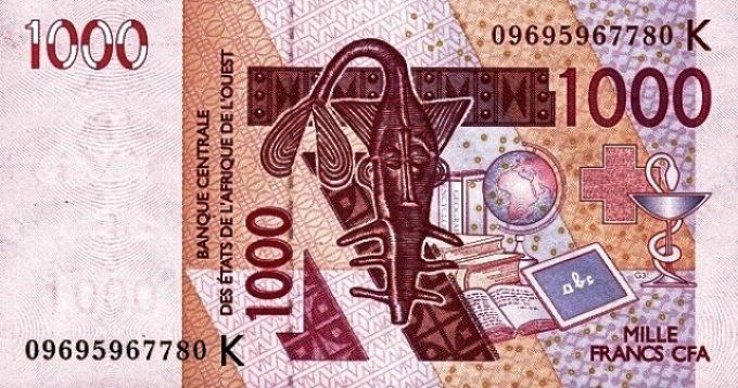 Billet du Sénégal 1000 francs année 2009 pick 715h UNC