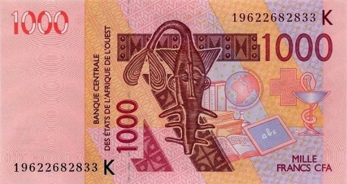 Billet du Sénégal 1000 francs année 2019 pick 715s UNC
