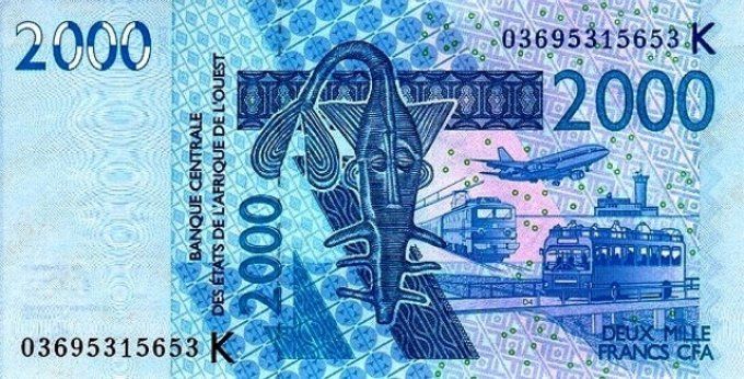 Billet du Sénégal 2000 francs année 2003 pick 716a UNC