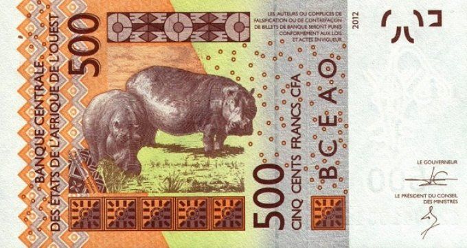 Billet du Sénégal 500 francs année 2012 pick 719a UNC