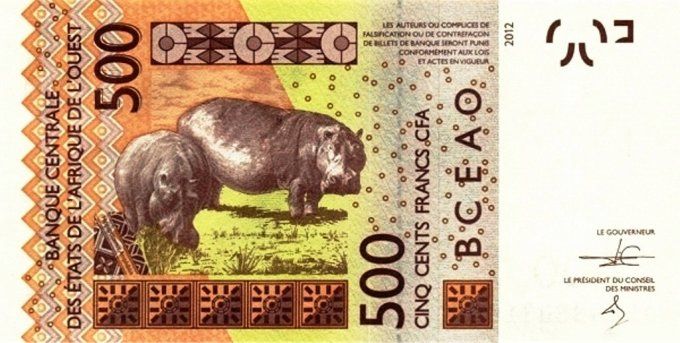 Billet du Sénégal 500 francs année 2013 pick 719b UNC