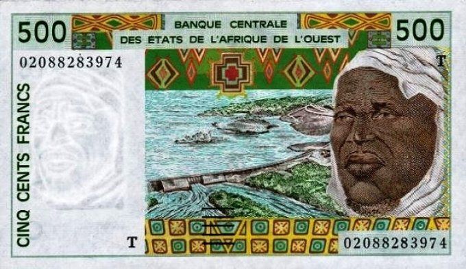 Billet du Togo 500 francs année 2002 pick 810m UNC