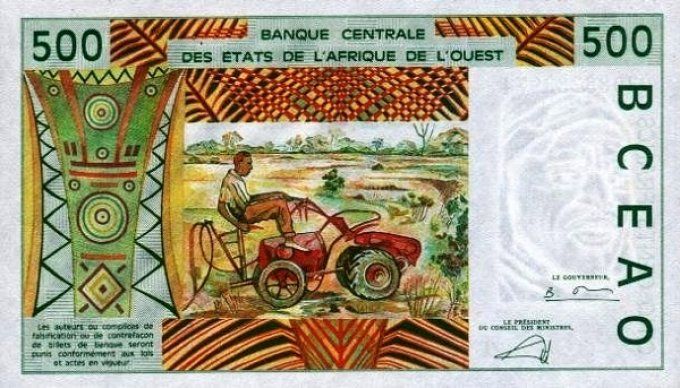 Billet du Togo 500 francs année 2002 pick 810m UNC