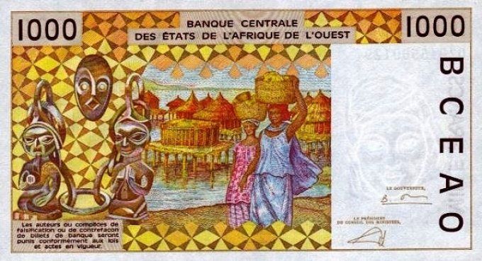 Billet du Togo 1000 francs année 2002 pick 811l UNC