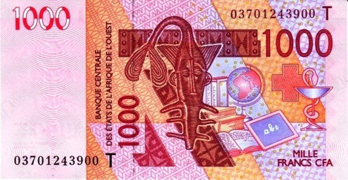 Billet du Togo 1000 francs année 2003 pick 815a UNC