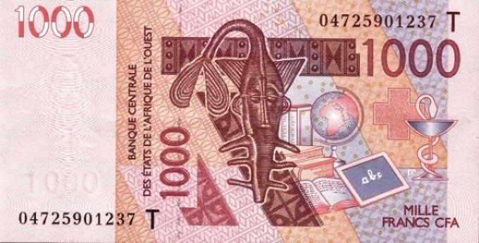 Billet du Togo 1000 francs année 2004 pick 815b UNC