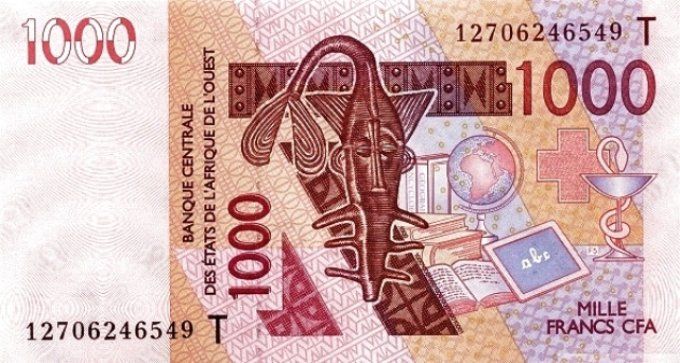 Billet du Togo 1000 francs année 2012 pick 815l UNC