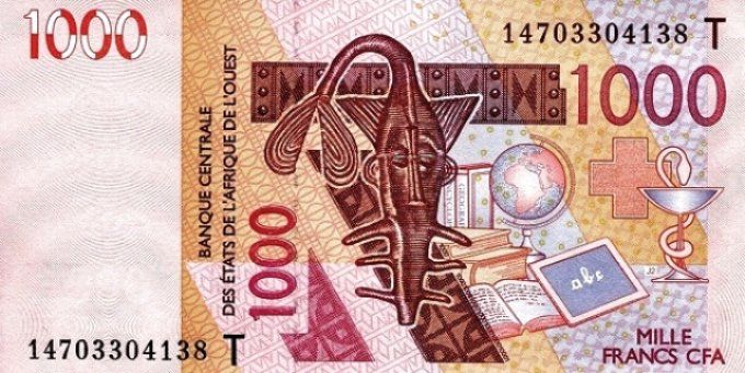 Billet du Togo 1000 francs année 2014 pick 815n UNC