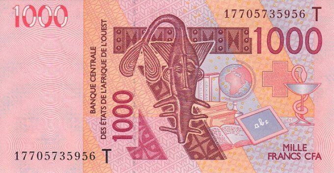 Billet du Togo 1000 francs année 2017 pick 815q UNC 