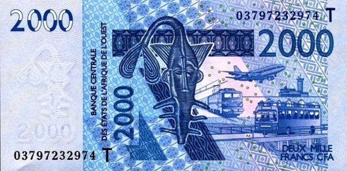 Billet du Togo 2000 francs année 2003 pick 816a UNC