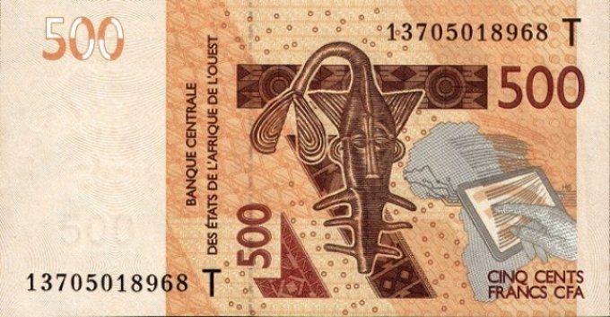 Billet du Togo 500 francs année 2014 pick 819c UNC