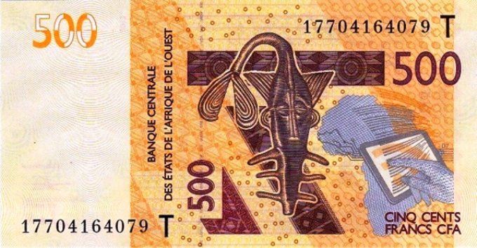 Billet du Togo 500 francs année 2017 pick 819f UNC