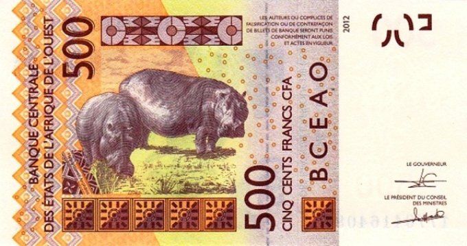 Billet du Togo 500 francs année 2017 pick 819f UNC