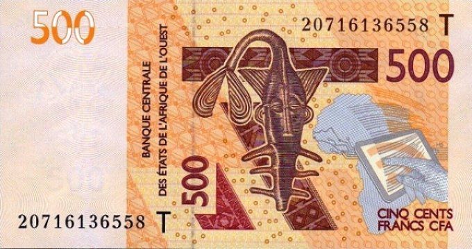 Billet du Togo 500 francs année 2020 pick 819i UNC