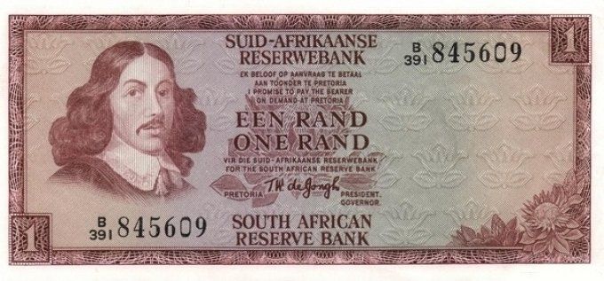Billet Afrique du sud 1 Rand 1973-1975 pick 116b UNC