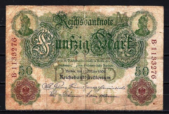 Billet Allemagne 1906 (2) pick 26b occasion Very Fine