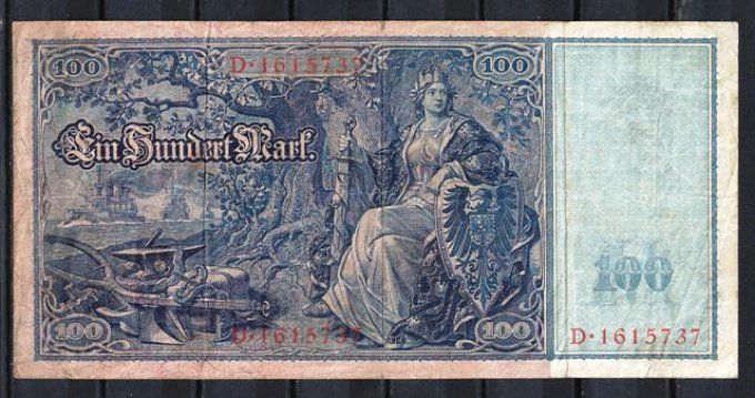Billet Allemagne 1909 (1) pick 38 occasion Very Fine