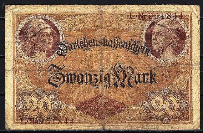 Billet Allemagne 1914 (2) pick 48a occasion Very Fine