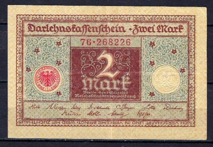 Billet Allemagne 1920 (3) pick 60 neuf UNC