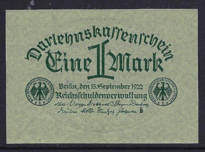 Billet Allemagne 1922 pick 61a neuf UNC