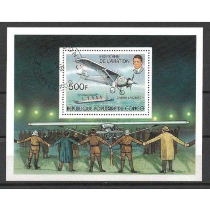 Congo 1977 (AV10) bloc oblitéré